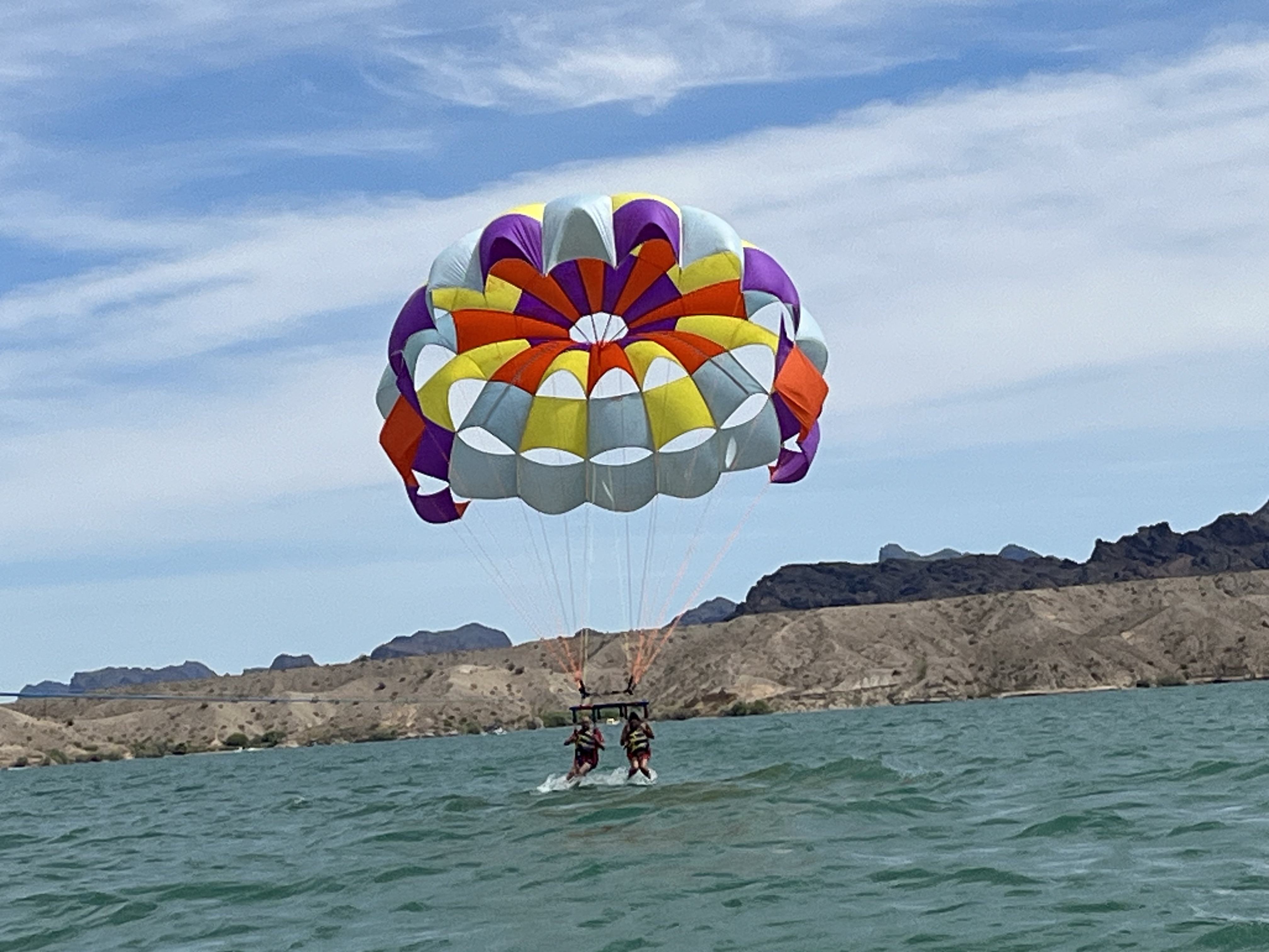 Parasailing adventure on Seattle Waterfront