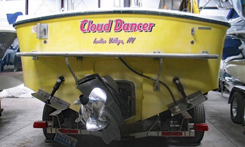 Cloud Dancer from the back